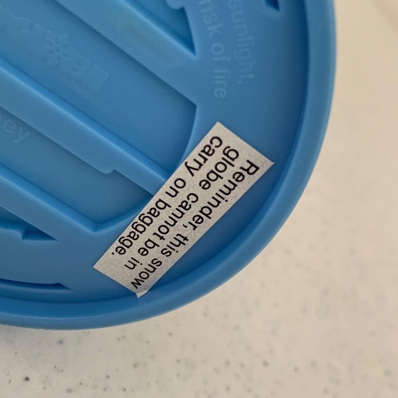 Walt Disney World Small Tinkerbell & Castle Mickey Head Plastic Snow Globe - Picture 10 of 12